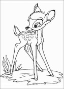 Bambi coloring #1, Download drawings