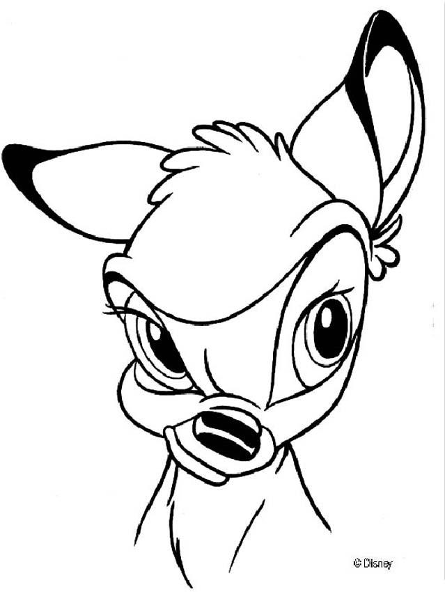 Bambi coloring #3, Download drawings
