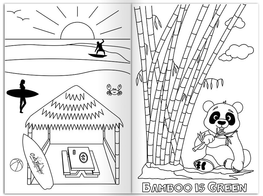 Bamboo coloring #11, Download drawings