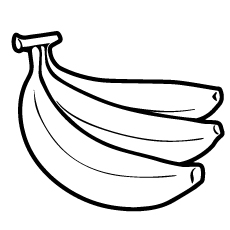 Banana coloring #20, Download drawings