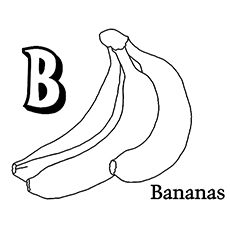 Banana coloring #17, Download drawings