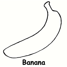 Banana coloring #19, Download drawings