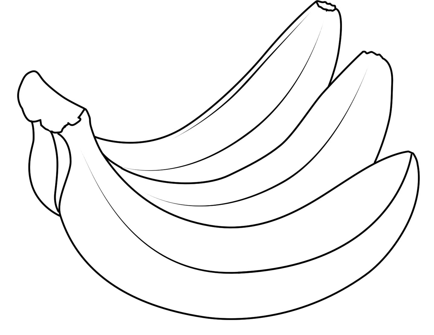 Banana coloring #3, Download drawings