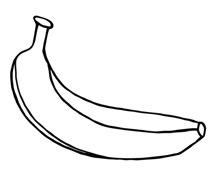 Banana coloring #16, Download drawings