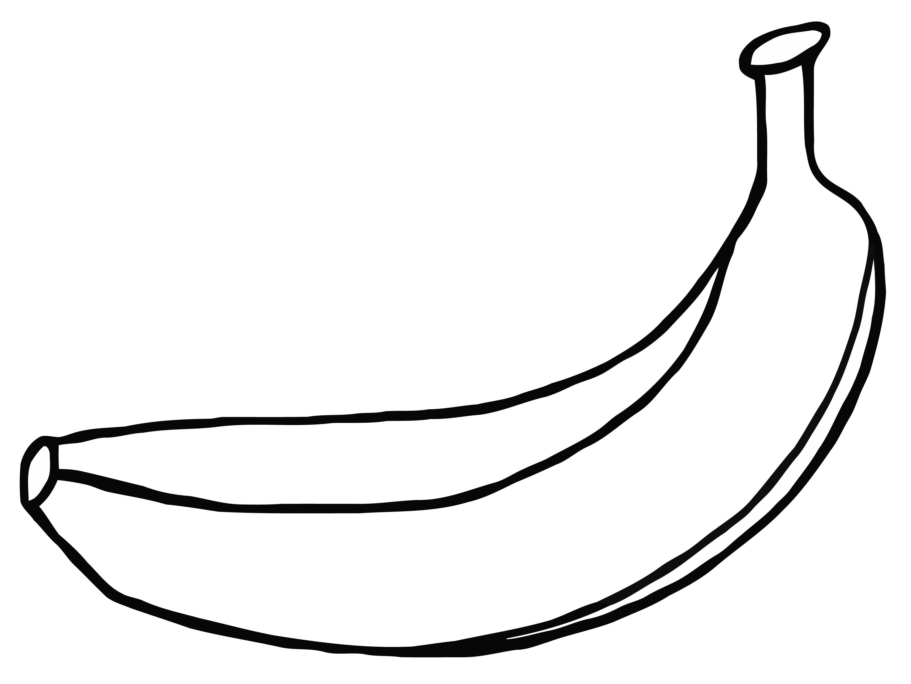 Banana coloring #8, Download drawings