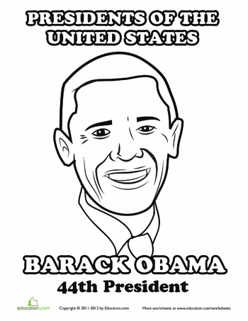 Barack Obama coloring #13, Download drawings