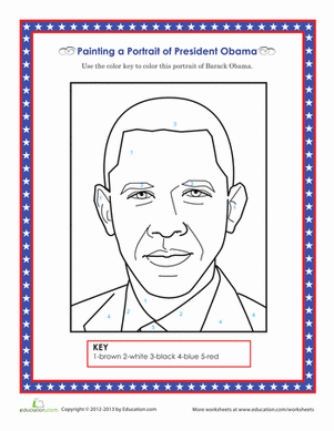 Barack Obama coloring #10, Download drawings