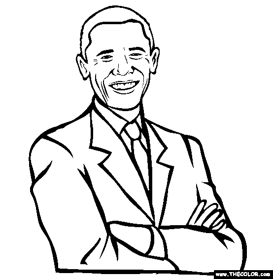 Barack Obama coloring #20, Download drawings