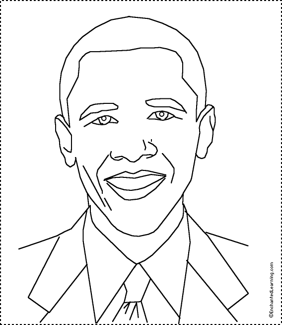 Barack Obama coloring #18, Download drawings