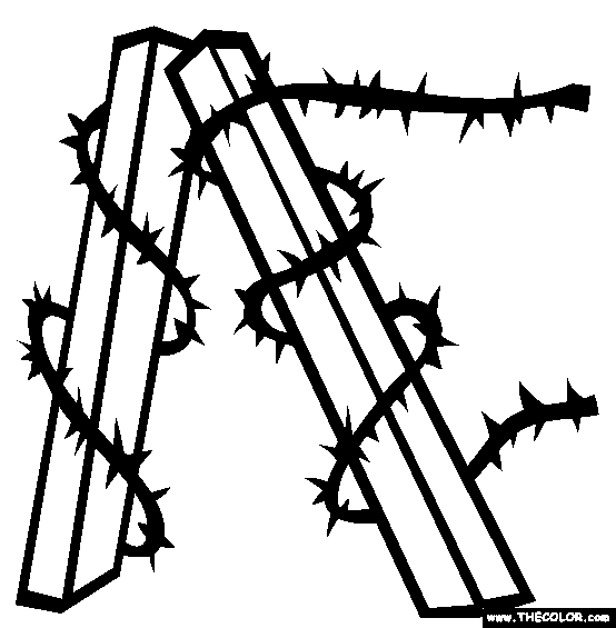 Barbed Wire coloring #20, Download drawings