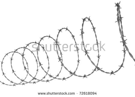 Barbed Wire coloring #14, Download drawings