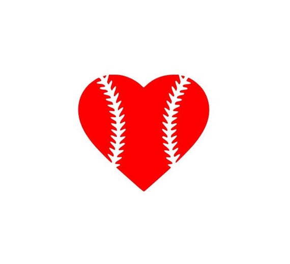 baseball heart svg #904, Download drawings