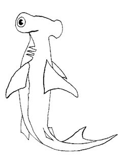 Basking Shark coloring #20, Download drawings