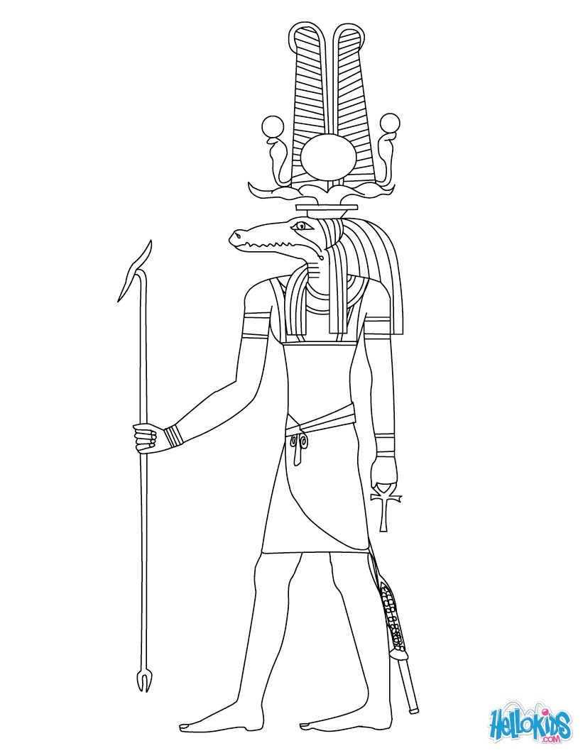 Horus (Deity) coloring #14, Download drawings