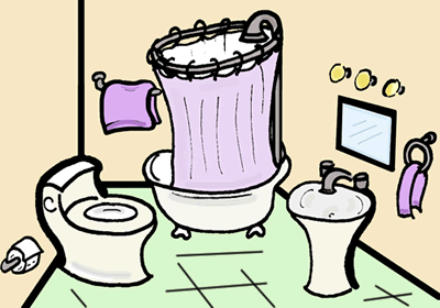 Bathroom clipart #3, Download drawings