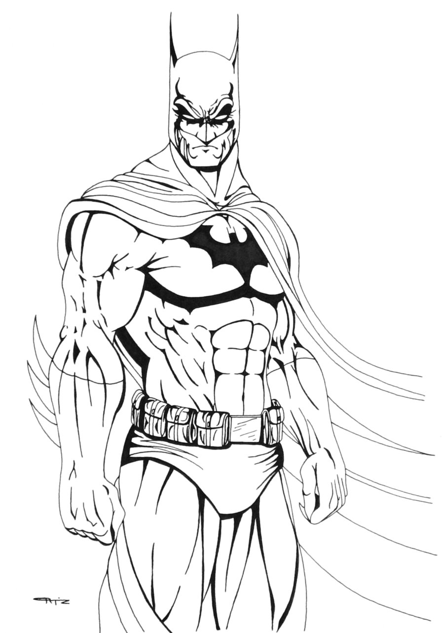 Batman coloring #19, Download drawings