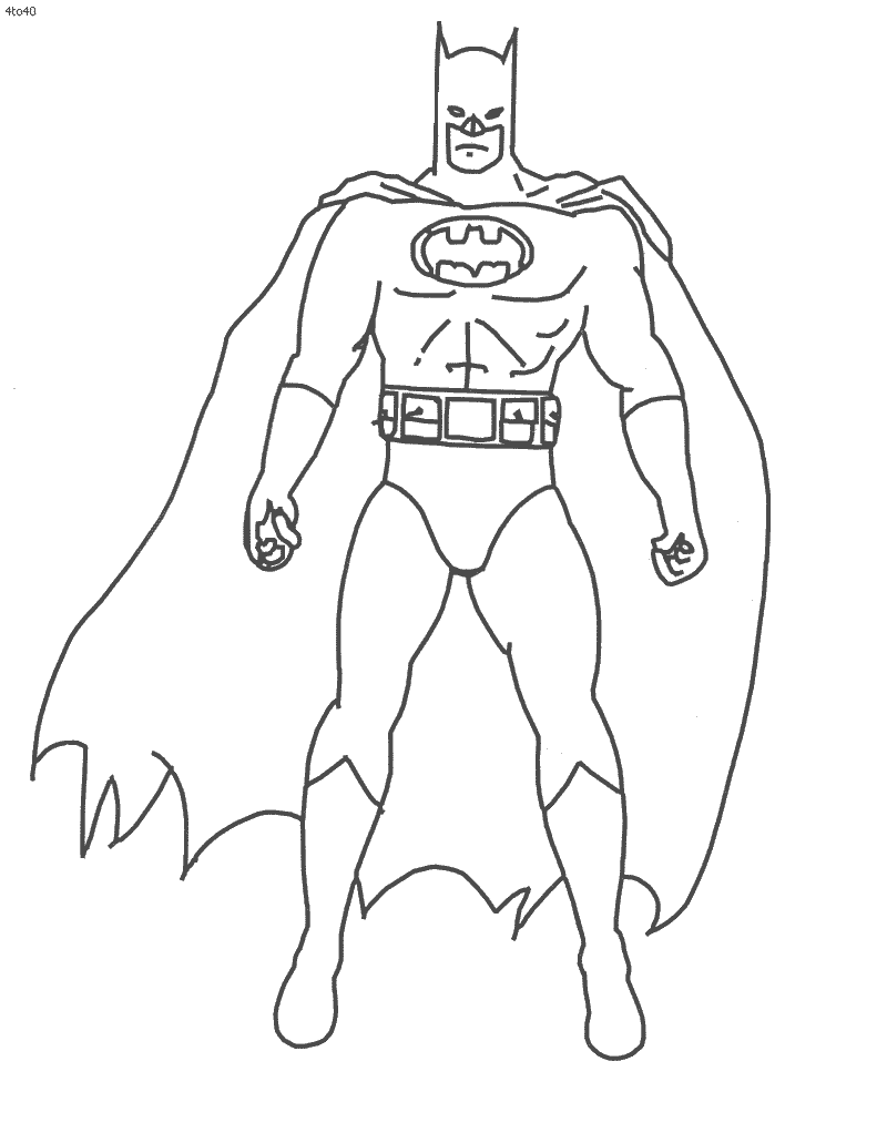 Batman coloring #20, Download drawings