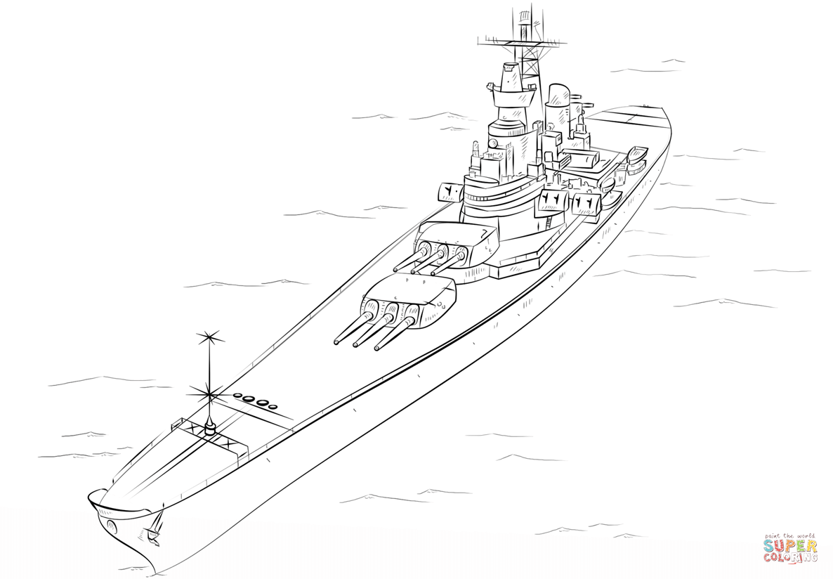 Battleship coloring #12, Download drawings