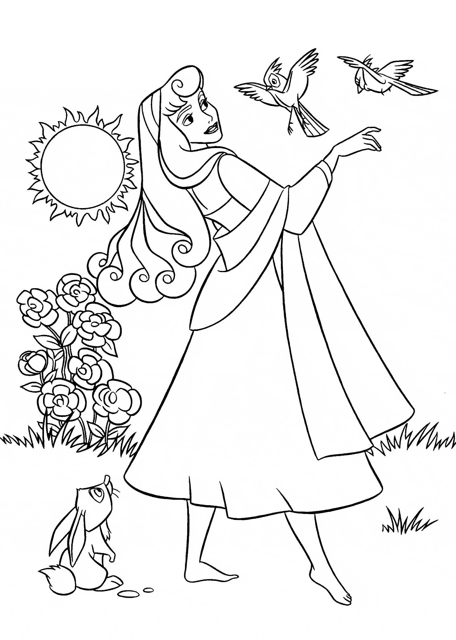 Beauty coloring #14, Download drawings