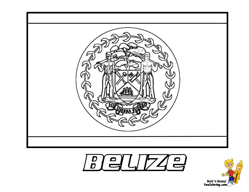 Belize coloring #19, Download drawings