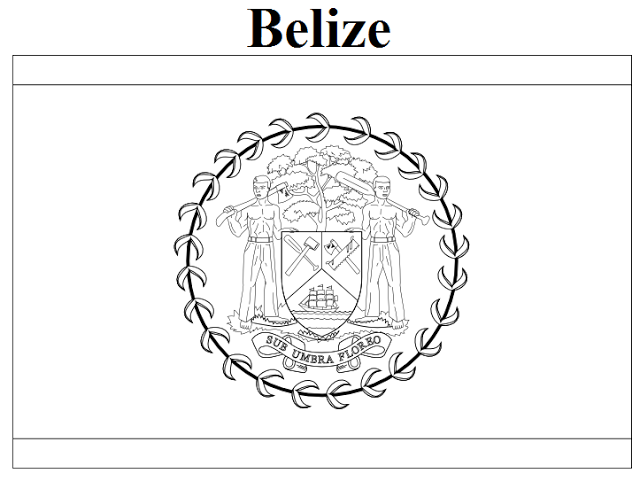 Belize coloring #20, Download drawings