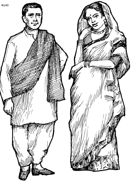 Bengali coloring #1, Download drawings