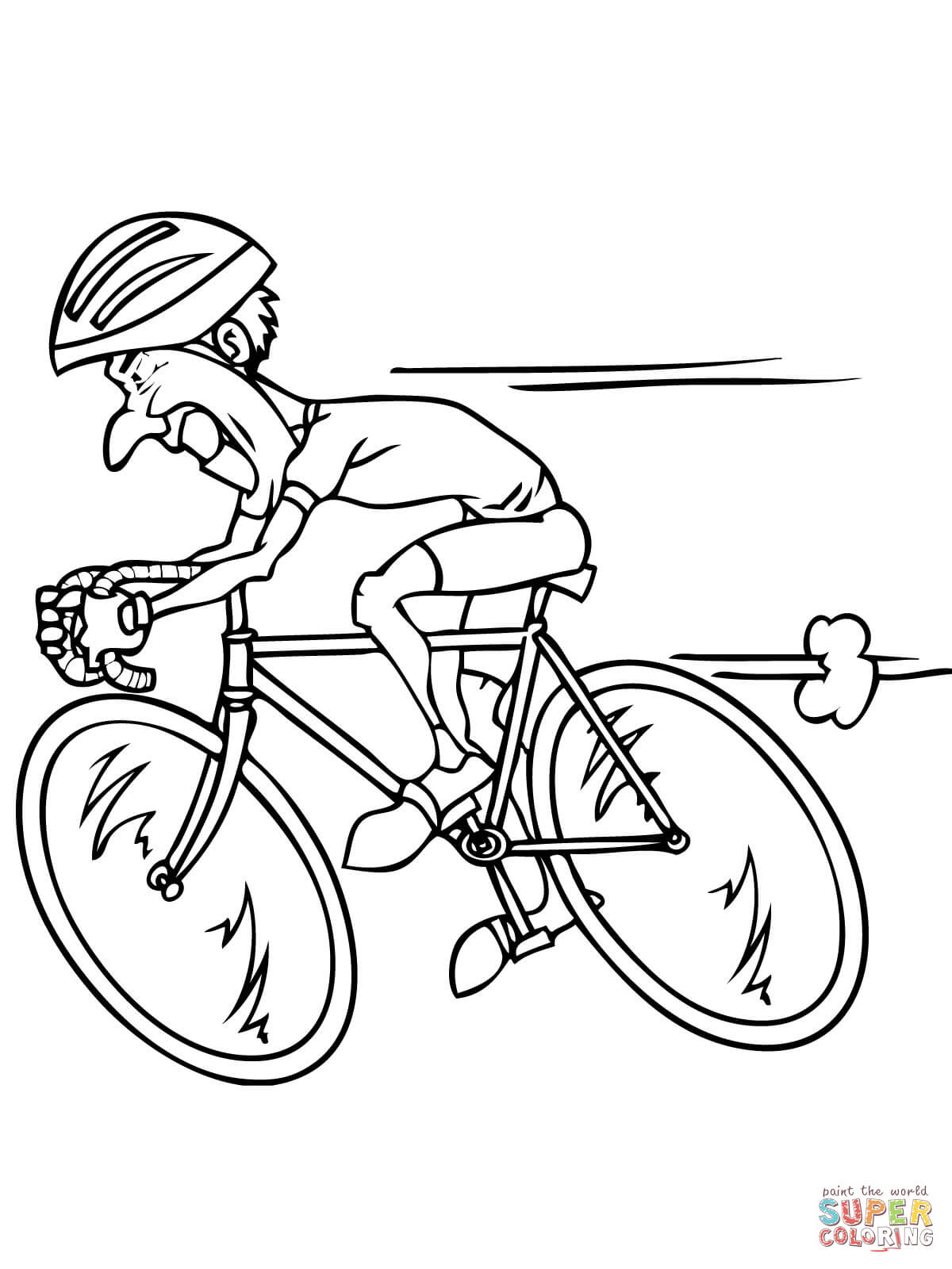 Bicycle coloring #11, Download drawings