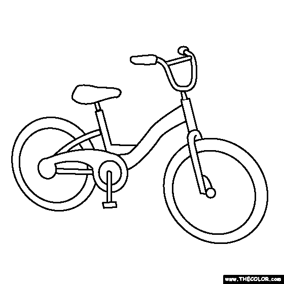 Bicycle coloring #2, Download drawings