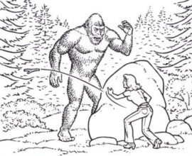 Bigfoot coloring #17, Download drawings