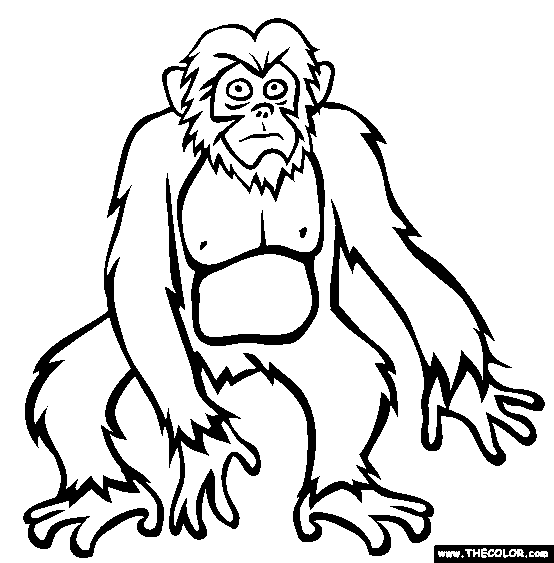 Sasquatch coloring #4, Download drawings