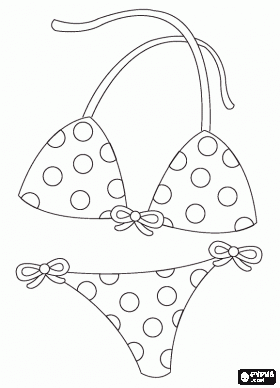 Bikini coloring #13, Download drawings