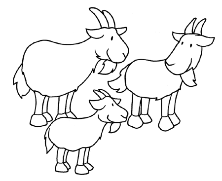 Billy Goat coloring #19, Download drawings