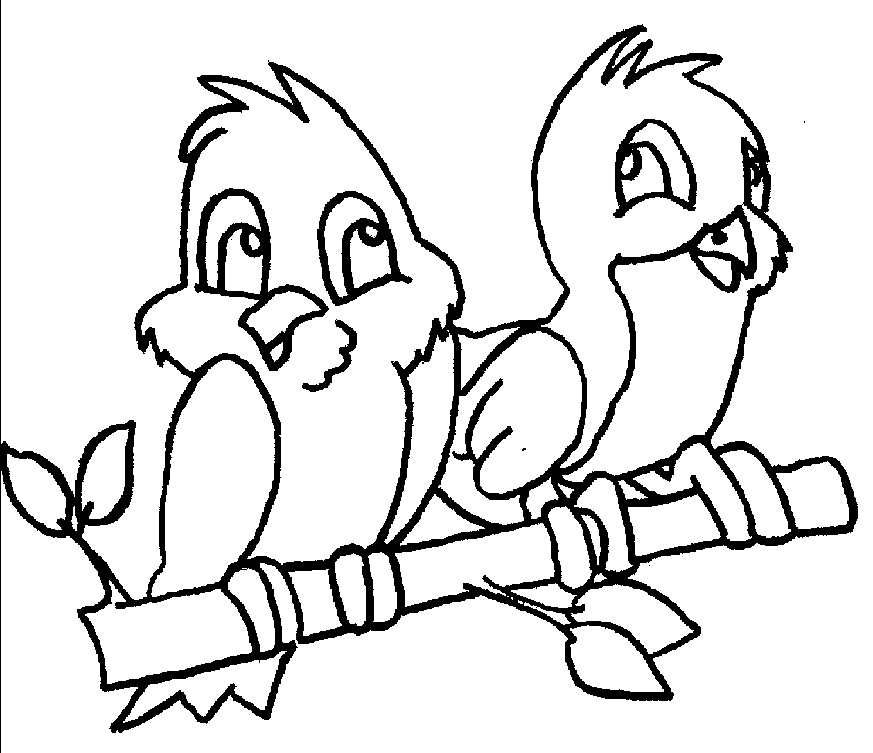 Bird coloring #3, Download drawings