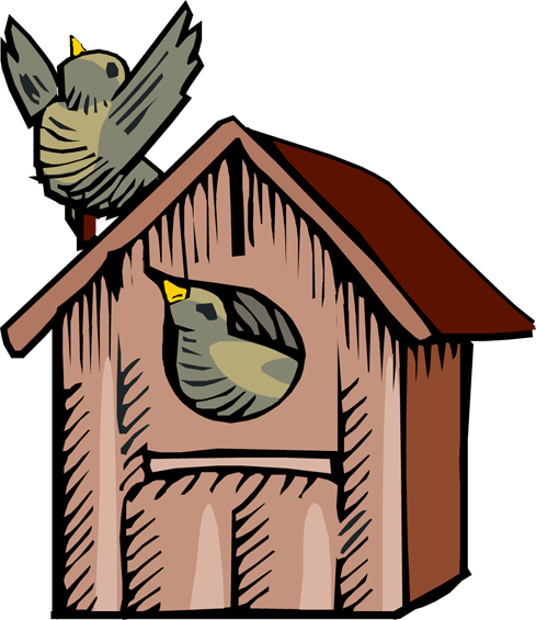 Bird House clipart #1, Download drawings