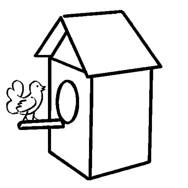 Bird House coloring #8, Download drawings