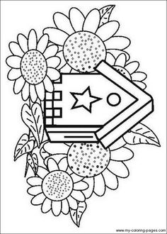Bird House coloring #2, Download drawings