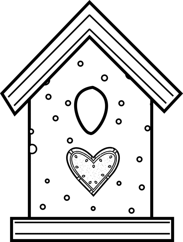Bird House coloring #17, Download drawings