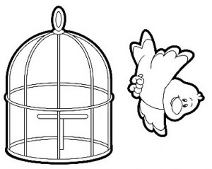 Birdcage coloring #9, Download drawings