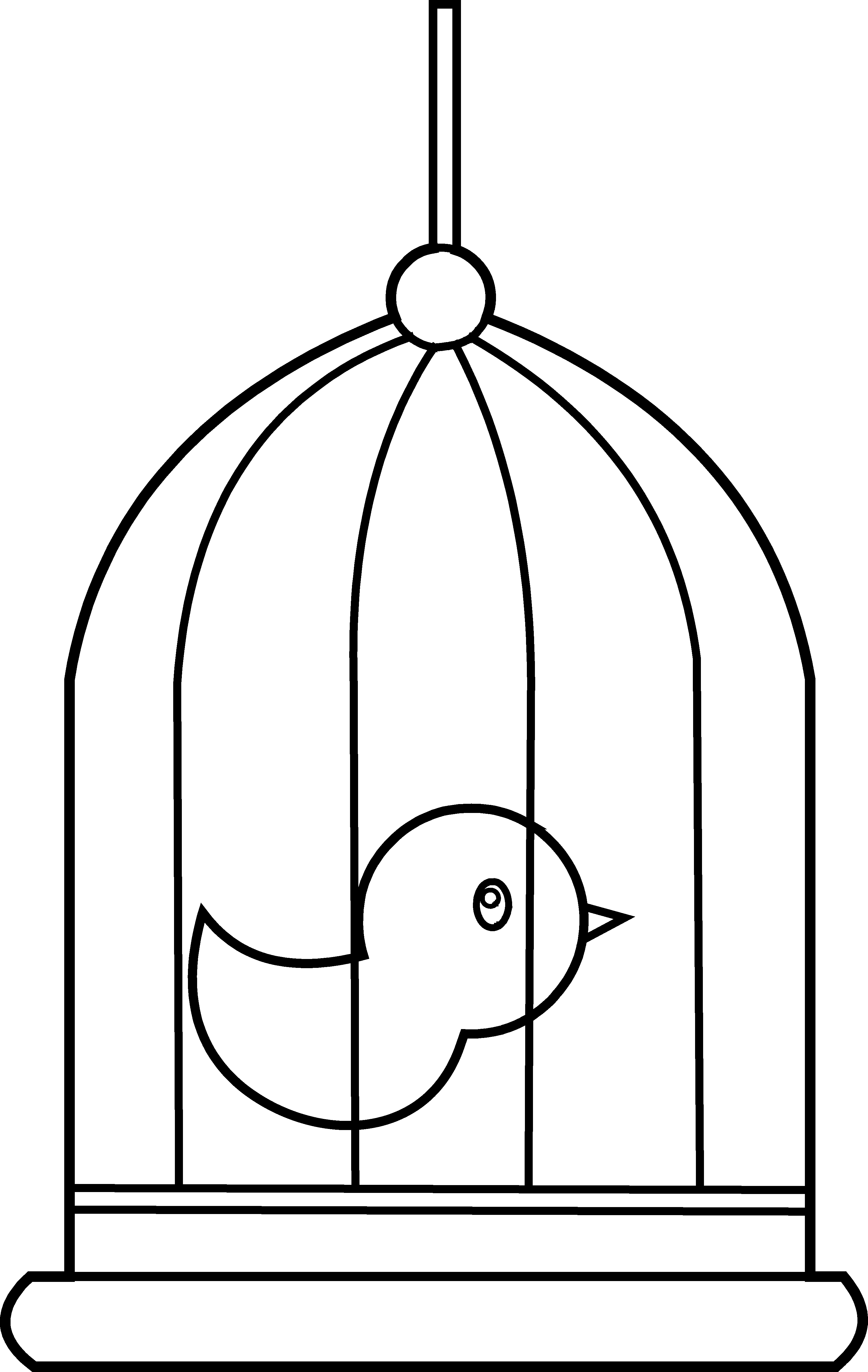 Birdcage coloring #20, Download drawings