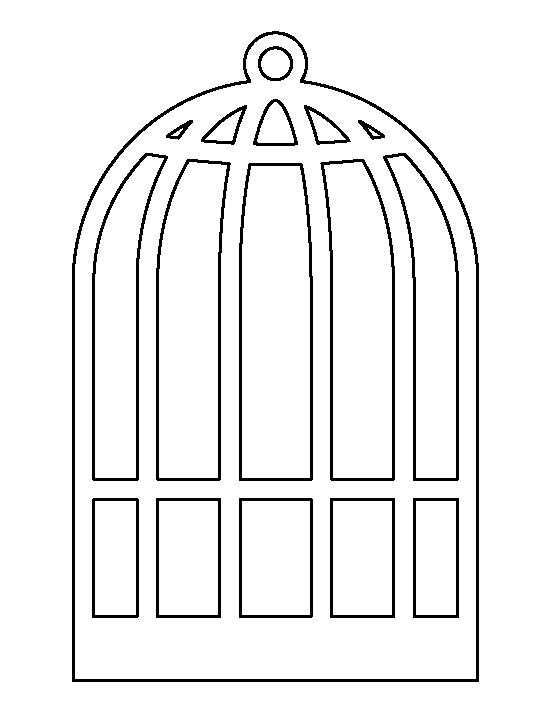 Birdcage coloring #4, Download drawings