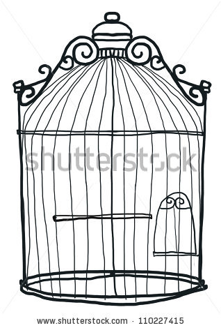 Birdcage coloring #8, Download drawings