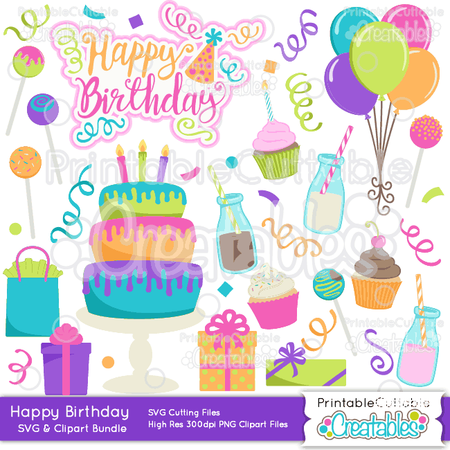Birthday svg #16, Download drawings