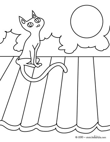 Black Cat coloring #18, Download drawings