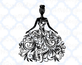 White Dress svg #19, Download drawings