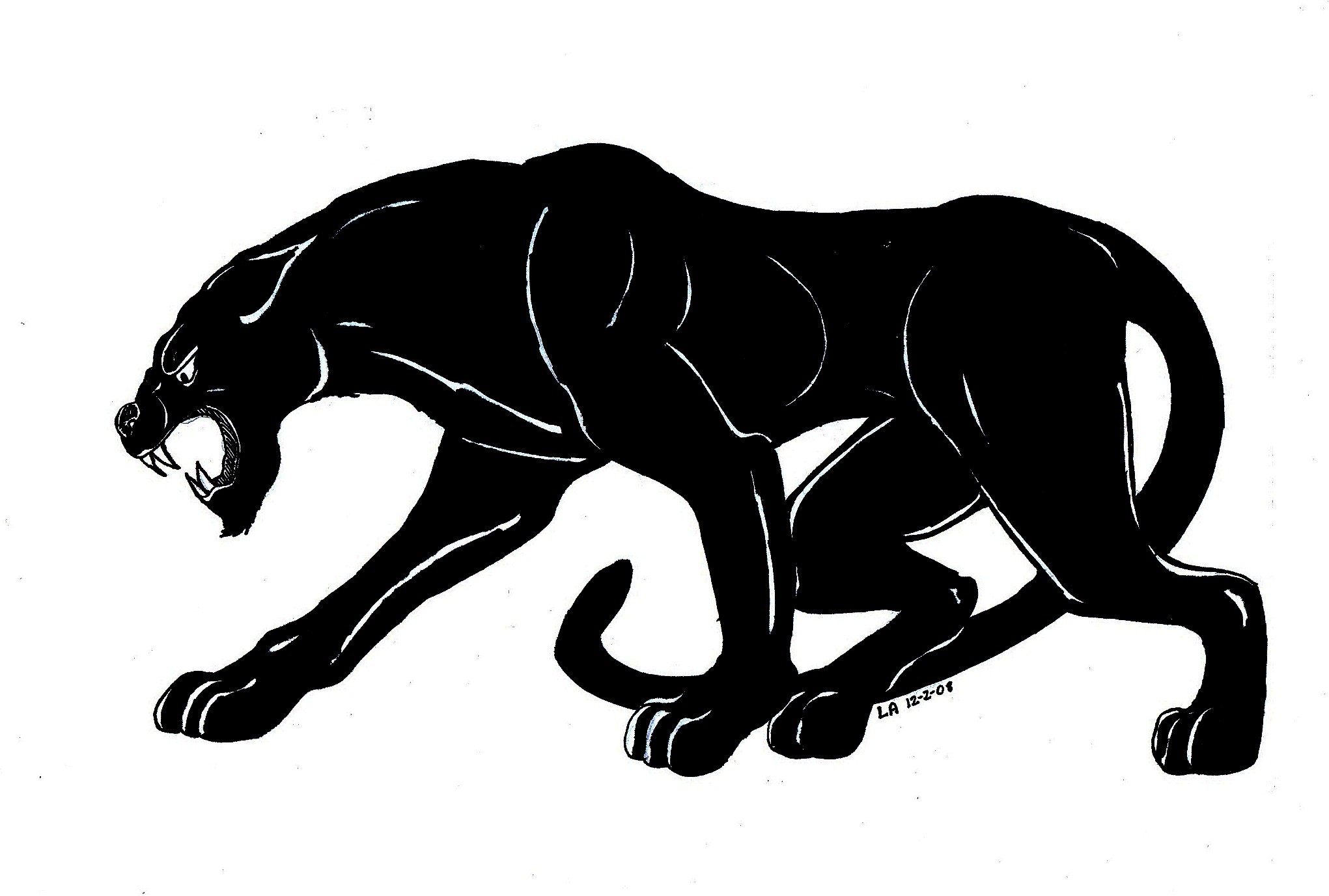 Black Panther clipart #12, Download drawings