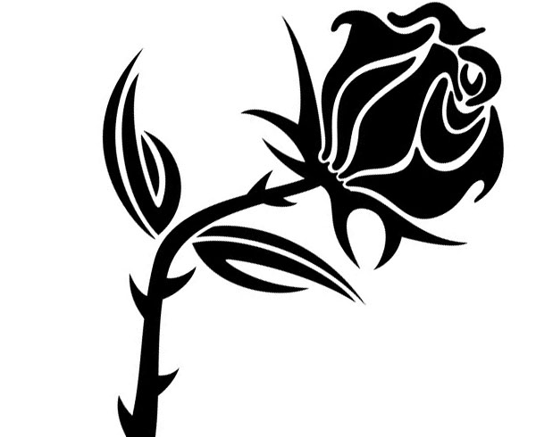 Black Rose clipart #12, Download drawings