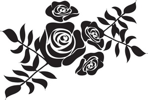 Black Rose clipart #9, Download drawings