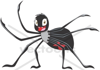 Black Widow clipart #14, Download drawings