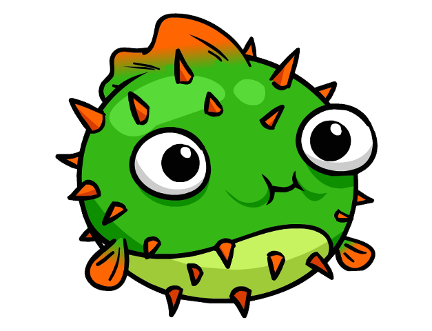 Pufferfish clipart #2, Download drawings