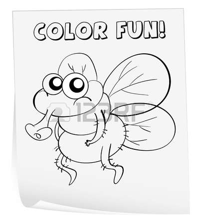 Blowfly coloring #17, Download drawings
